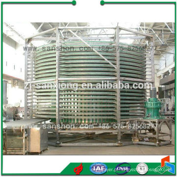 China Feijão Verde Pimenta Verde Espiral Quick Freeze Cold Storage